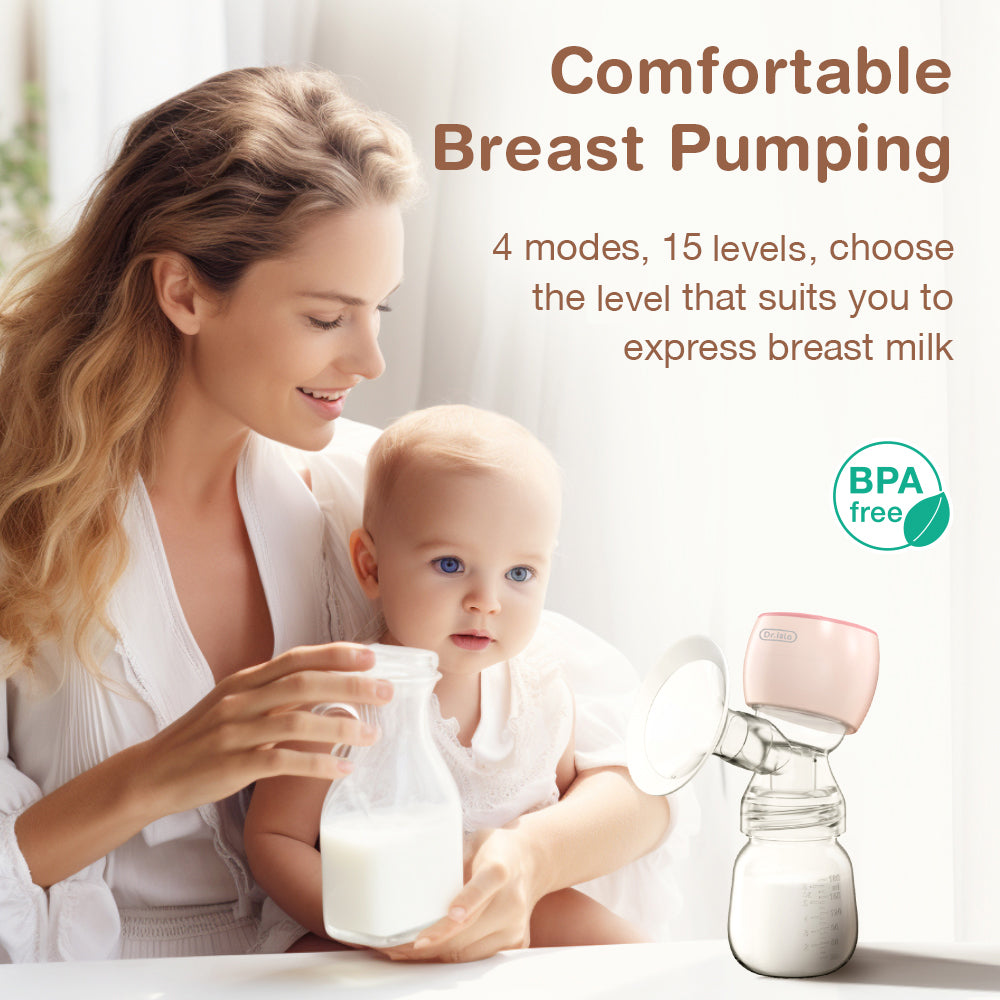 2in1ナイトライト付き電動搾乳器