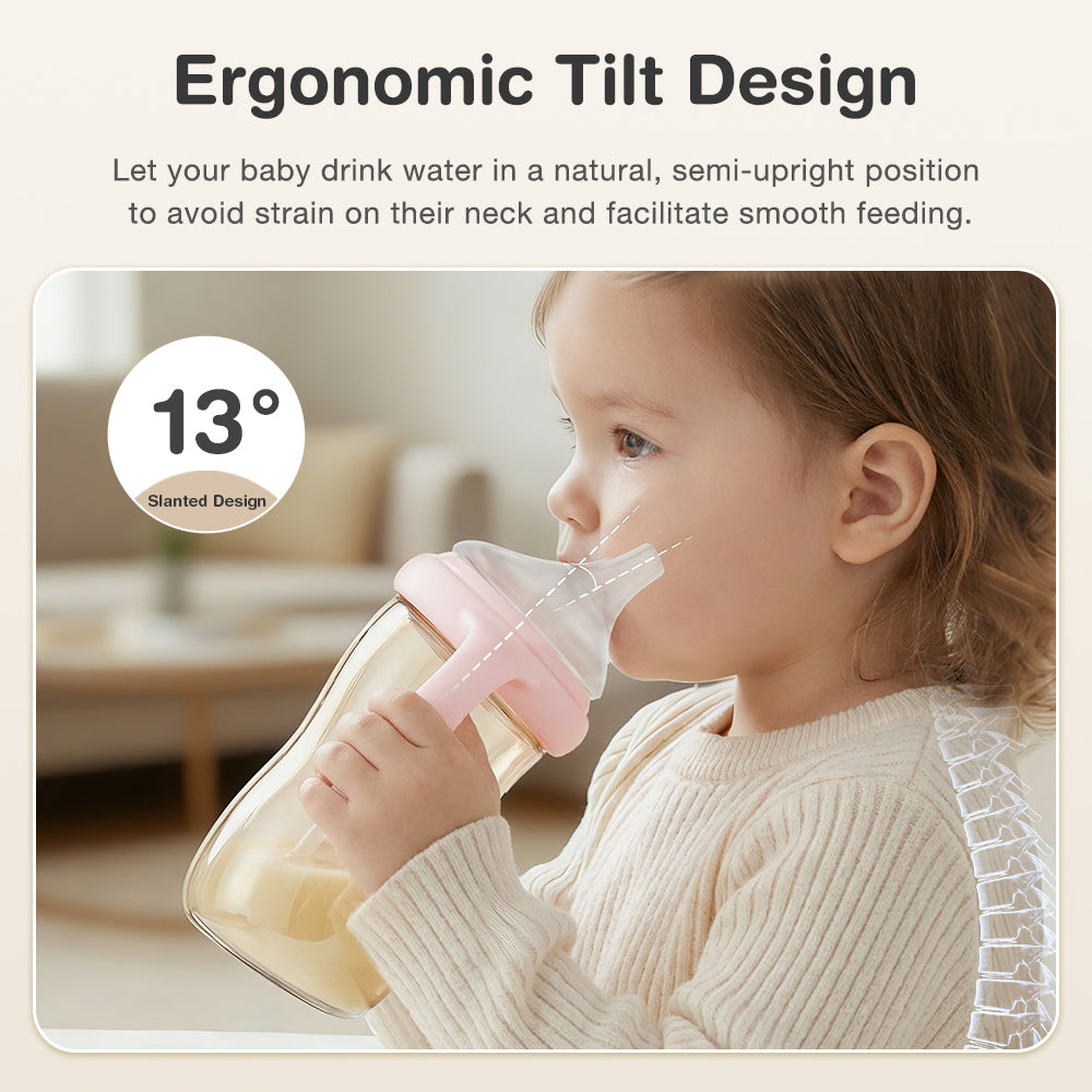 PPSU 13° Tilted Head Bottle - WC38