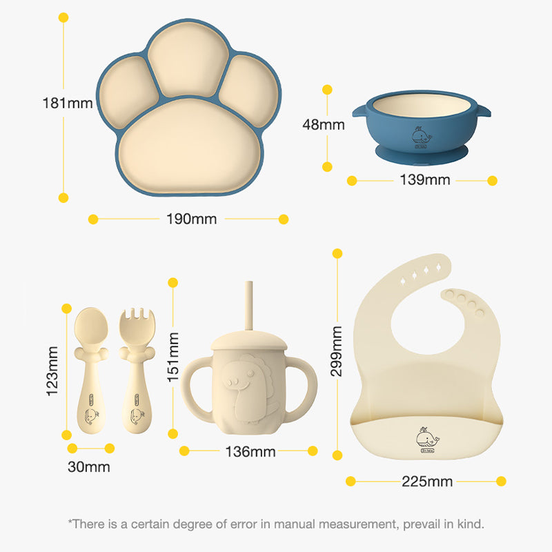 シリコン製ベビー食器5点セット